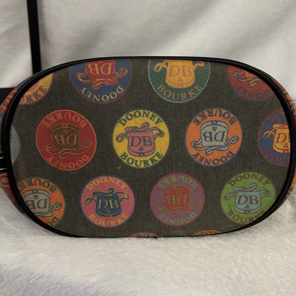 Dooney & Bourke Multicolor Logo Hobo Bag - EUC - Picture 5 of 10